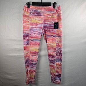 Pro Player Size 7/8 Pocket‎ Legging Brush Stroke Moisture Wicking Women's Medium